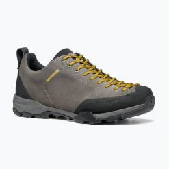 Buty turystyczne męskie SCARPA Mojito Trail GTX. Szare buty zimowe męskie Scarpa, bez wzorów, bez obcasa, bez zapięcia. Za 739.99 zł.