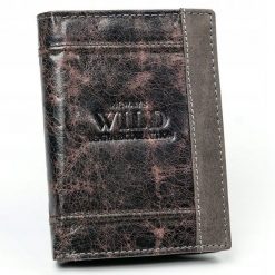 Portfel męski skórzany Always Wild N4-DIS brąz. Brązowe portfele męskie Always Wild, bez wzorów. Za 54.00 zł.