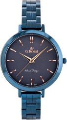 Zegarek Gino Rossi ZEGAREK DAMSKI 11389B-6F3 (zg787h) blue/violet uniwersalny. Niebieskie zegarki damskie Gino Rossi. Za 88.86 zł.