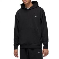 Bluza sportowa męska Nike Jordan Essential Fleece Pullover Hoodie. Czarne bluzy sportowe męskie Nike, m, bez wzorów, z kapturem. Za 452.00 zł.