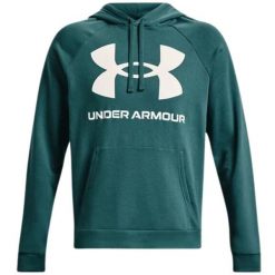 Bluza męska Under Armour Rival Fleece Big Logo HD. Białe bluzy męskie Under Armour, l, bez wzorów, sportowe, bez ramiączek, bez kaptura. Za 223.99 zł.