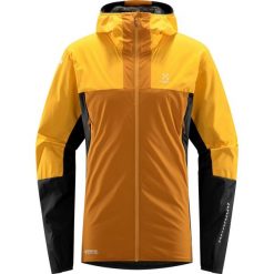 Kurtka techniczna męska L.I.M Alpha Hood. Żółte kurtki męskie Haglöfs, l, bez wzorów, sportowe, bez kaptura. Za 1,410.00 zł.
