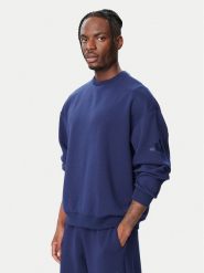 Adidas Bluza Soft Lux KS2772 Niebieski Loose Fit. Niebieskie bluzy męskie Adidas, l, bez wzorów, z syntetyku, bez ramiączek, bez kaptura. Za 299.99 zł.