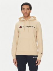 Champion Bluza 220726 Beżowy Regular Fit. Brązowe bluzy męskie Champion, l, bez wzorów, z bawełny, bez ramiączek, bez kaptura. Za 139.99 zł.