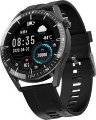 Smartwatch Tracer SM6 Czarny (TRAFON47133). Czarne zegarki smartwatch Tracer, bez wzorów. Za 169.00 zł.
