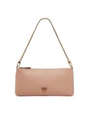 PINKO Torebka Horizontal Flat AI 24-25 102747 A20F Różowy. Czerwone torebki do ręki damskie Pinko, bez wzorów, ze skóry, bez dodatków. Za 419.99 zł.