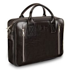 Torba męska skórzana Tizano TM08 czekolada. Czarne torby na laptopa damskie TIZANO, bez wzorów, z materiału. Za 434.00 zł.