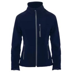 Kurtka Damska Antartida Soft Shell. Niebieskie kurtki sportowe damskie ROLY, xl, bez wzorów, bez ramiączek, bez kaptura, trekkingowe. Za 134.99 zł.