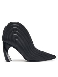 United Nude Botki Zuma Luna HI 1106201170 Czarny. Czarne botki damskie United Nude, bez wzorów, ze skóry, bez obcasa, na słupku, bez zapięcia. Za 1,739.00 zł.