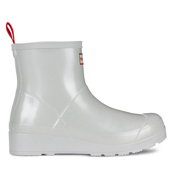 Kalosze Hunter. Szare kalosze damskie Hunter, bez wzorów, bez zapięcia. Za 319.99 zł.