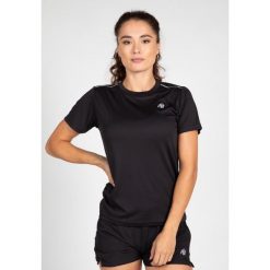 Mokena Koszulka - Czarny. Czarne bluzki damskie GORILLA WEAR, bez wzorów, sportowe, bez kołnierzyka, bez ramiączek. Za 165.00 zł.