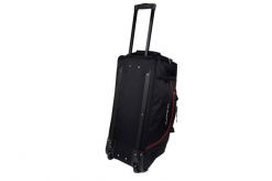 Torba podróżna na kółkach KJUST AW56FT (114L). Czarne torby podróżne damskie KJUST, bez wzorów, z kauczuku. Za 375.00 zł.