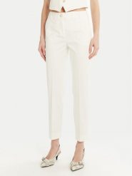 Marella Chinosy Dotto 2513781014 Biały Slim Fit. Białe spodnie materiałowe damskie Marella, bez wzorów, z syntetyku. Za 399.99 zł.