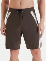 Quiksilver Szorty kąpielowe Mercury Panel 20" EQYBS04896 Brązowy Regular Fit. Brązowe kąpielówki męskie Quiksilver, bez wzorów, z syntetyku. Za 319.99 zł.