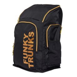 Plecak torba do szkoły na basen siłownię trening Funkita Black Attack. Brązowe plecaki męskie Funky Trunks, bez wzorów. Za 269.37 zł.