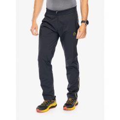 Spodnie do biegania męskie La Sportiva Drizzle Overpant. Czarne spodnie sportowe męskie La Sportiva, l, bez wzorów, z dresówki, do biegania. Za 539.99 zł.