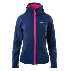 Kurtka damska Softshell Hi-Tec Lady Caria II - granatowa, Rozmiar S. Kurtki sportowe damskie Hi-tec, m, bez wzorów, z dzianiny, bez ramiączek, bez kaptura. Za 144.99 zł.