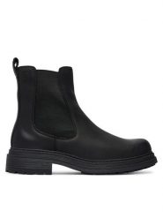 Clarks Sztyblety Orinoco3 Top 26182901 Czarny. Czarne botki damskie Clarks, bez wzorów, ze skóry, bez obcasa, na płaskiej podeszwie, bez zapięcia. Za 569.99 zł.
