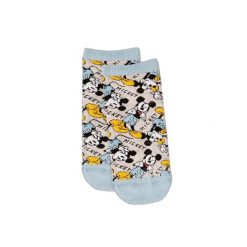 Skarpetki letnie damskie Disney Mickey. Niebieskie skarpetki damskie Disney, bez wzorów, z bawełny. Za 94.50 zł.