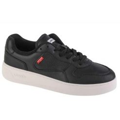 Damskie Skórzane Buty Treningowe Glide. Czarne obuwie trekkingowe damskie Levi's®, z gumy, bez zapięcia. Za 517.99 zł.