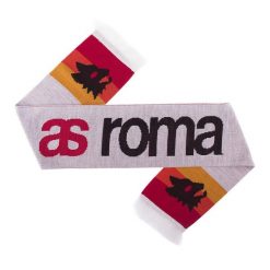 Szalik retro dla dorosłych - AS Roma - Biały. Białe szaliki damskie COPA FOOTBALL, bez wzorów. Za 105.85 zł.