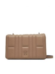 Tommy Hilfiger Torebka AW0AW17454 Beżowy. Brązowe listonoszki damskie Tommy Hilfiger, bez wzorów, ze skóry, bez dodatków. Za 529.99 zł.