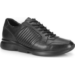 Buty męskie. Czarne buty sportowe męskie Wittchen, bez wzorów, ze skóry, bez zapięcia, Adidas Advantage, climacool (adidas). W wyprzedaży za 239.00 zł.