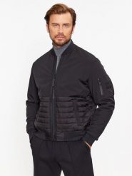 Calvin Klein Kurtka bomber K10K111802 Czarny Regular Fit. Czarne kurtki męskie Calvin Klein, m, bez wzorów, z syntetyku, bez kaptura. Za 979.99 zł.