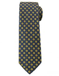 Casualowy Krawat Męski w Żółte Kółka -6,5cm- Chattier, Wielokolorowy. Żółte krawaty i muchy Chattier, bez wzorów, z tkaniny, eleganckie. Za 49.00 zł.