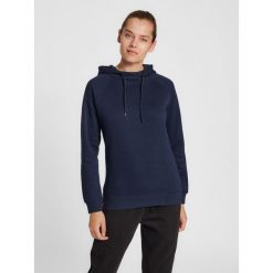 Bluza do piłki ręcznej damska Hummel Red Classic z kapturem. Niebieskie bluzy damskie Hummel, s, bez wzorów, sportowe, bez ramiączek, z kapturem. Za 191.00 zł.