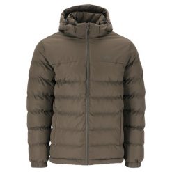Kurtka z kapturem Whistler Carseno. Brązowe kurtki męskie Whistler, bez wzorów, z puchu, z kapturem. Za 297.50 zł.