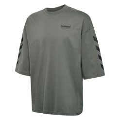 Oversized T-shirt Hummel Willy SW. Niebieskie t-shirty damskie Hummel, bez wzorów, sportowe, bez kołnierzyka, bez ramiączek. Za 191.00 zł.