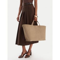 Torebka GINO ROSSI. Brązowe shopperki damskie Gino Rossi, bez wzorów, bez dodatków. Za 659.99 zł.