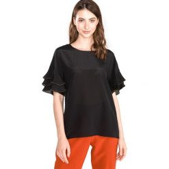 TWINSET Bluzka Czarny. Czarne bluzki damskie Twinset, xs, bez wzorów, z jedwabiu, bez kołnierzyka, bez ramiączek. Za 504.95 zł.