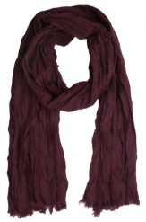 Szalik Wiosenno-Jesienny, Bordowy Jednokolorowy, Męski, Lekki, Mięty -V.FRAAS. Czerwone szaliki męskie V. Fraas, bez wzorów, z materiału. Za 49.00 zł.