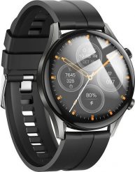 Smartwatch Hoco HOCO smartwatch z funkcją rozmowy Y7 Pro szary. Szare zegarki smartwatch Hoco, bez wzorów. Za 118.56 zł.