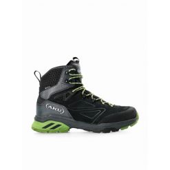 Buty turystyczne męskie AKU Reactive GTX. Szare buty zimowe męskie Aku, bez wzorów, z materiału, bez obcasa, bez zapięcia. Za 718.99 zł.