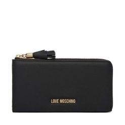 Portfel LOVE MOSCHINO. Czarne portfele damskie Love Moschino. Za 489.99 zł.
