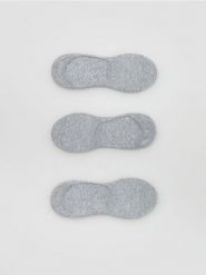 3 pack skarpet stopek - jasnoszary. Szare skarpety męskie Reserved, bez wzorów, z bawełny. Za 39.99 zł.
