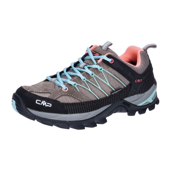 Buty trekkingowe damskie CMP Rigel Low. Brązowe obuwie trekkingowe damskie CMP, z materiału, bez zapięcia. Za 516.00 zł.