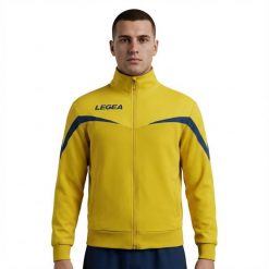 Ultralekka kurtka biegowa Mosca żółto-niebieska. Niebieskie kurtki męskie Legea, m, bez wzorów, z poliesteru, do biegania. Za 88.00 zł.