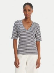 Weekend Max Mara T-Shirt Opzione 2615941042 Granatowy Regular Fit. Niebieskie t-shirty damskie Weekend Max Mara, l, bez wzorów, ze lnu, bez kołnierzyka, bez ramiączek. Za 579.99 zł.