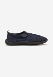 Granatowe Wsuwane Płaskie Buty Sportowe Ozdobione Perforacją Rivanema. Niebieskie buty sportowe męskie Born2be, bez wzorów, bez zapięcia. Za 34.99 zł.