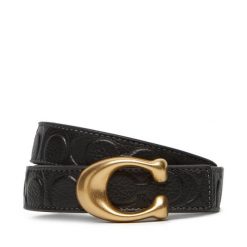 Pasek Damski Coach. Czarne paski damskie Coach, bez wzorów. Za 509.99 zł.