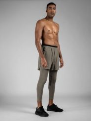 4F Spodenki treningowe szybkoschnące męskie 4F x Robert Lewandowski XL. Brązowe szorty męskie 4F, bez wzorów. W wyprzedaży za 99.99 zł.