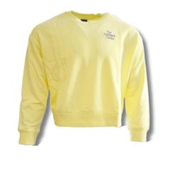 Bluza Damska New Balance Athletics IC Crewneck Sweatshirt 2 - WT13562-SAY. Żółte bluzy damskie New Balance, bez wzorów, sportowe, bez ramiączek, bez kaptura. Za 132.99 zł.