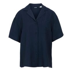 Lekka koszula damska Regatta Salise. Niebieskie koszule damskie Regatta, bez wzorów, eleganckie, bez kołnierzyka, bez ramiączek. Za 190.00 zł.