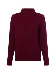 Marie Lund Sweter Kobiety Bawełna czerwony, S. Czerwone swetry nierozpinane damskie Marie Lund, s, bez wzorów, z bawełny, klasyczne, bez kołnierzyka, bez ramiączek. Za 299.95 zł.