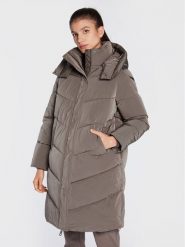 Calvin Klein Płaszcz zimowy K20K204690 Beżowy Regular Fit. Brązowe płaszcze damskie Calvin Klein, na zimę, xl, bez wzorów, z syntetyku, bez kołnierzyka, bez kaptura. Za 1,049.00 zł.
