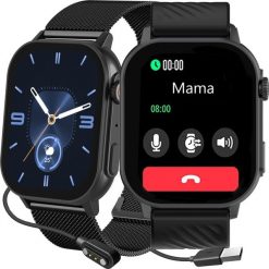 Smartwatch Gravity GT15-1 Czarny. Czarne zegarki smartwatch Gravity, bez wzorów. Za 154.87 zł.